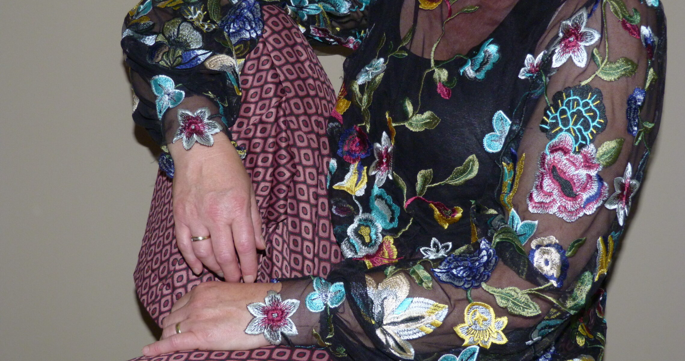 Gebloemde blouse 2024 Lilian van Campen