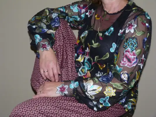 Gebloemde blouse 2024 Lilian van Campen