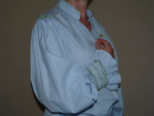 Gesmockte blouse 2024 Lilian van Campen