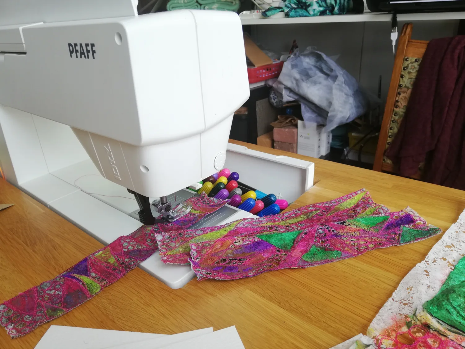 Creatief stoffen bewerken